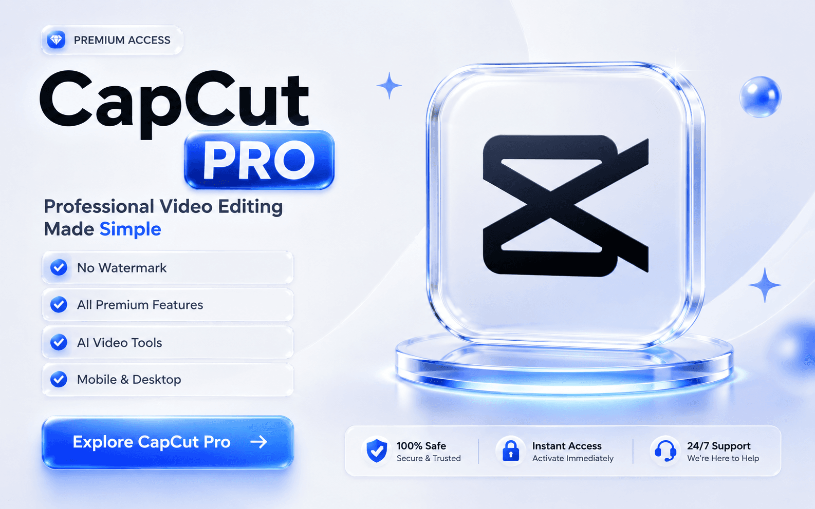 CapCut Pro Access preview